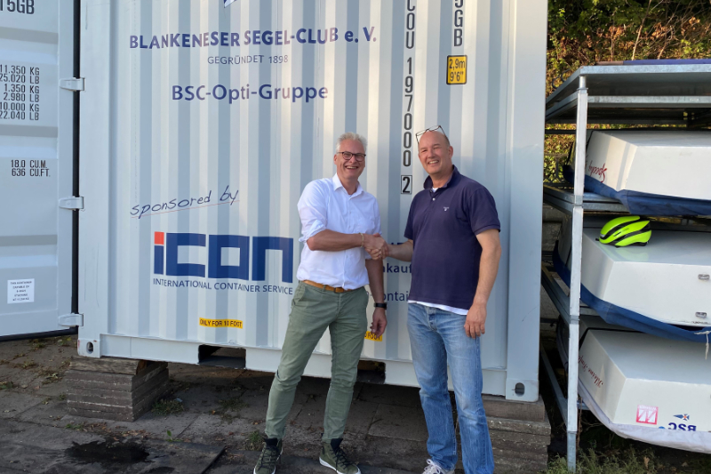 iCON Container supports the youth department of the Blankeneser Segel Club - BSC Hamburg