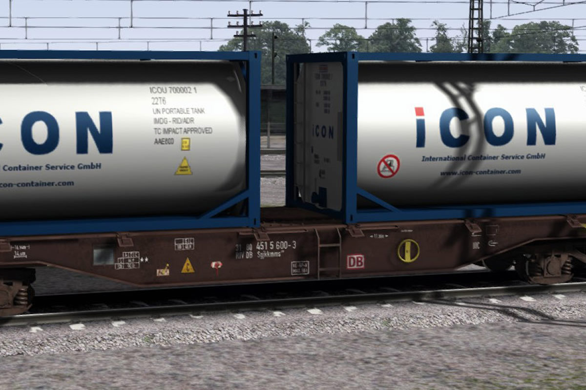 iCON Tank Container nun auch in der virtuellen Welt der Eisenbahnen